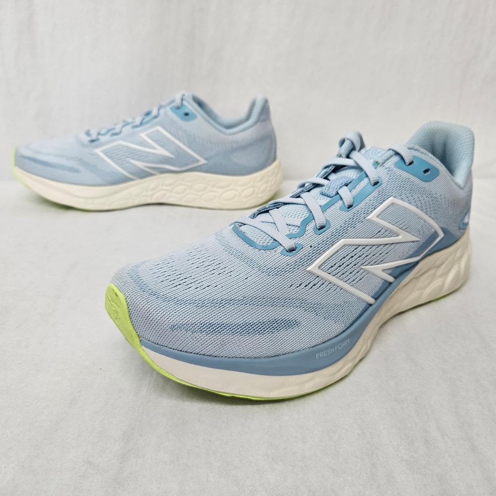 New Balance Fresh Foam 680v8‎ Running Shoes W680LT8 Light Blue Womens Size 8.5 - Picture 3 of 10